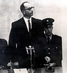 Adolf Eichmann on trial in Jerusalem - 11-4-1961