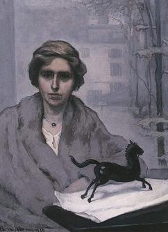 L'Amazone: Nathalie Barney in a painting by Romaine Brooks